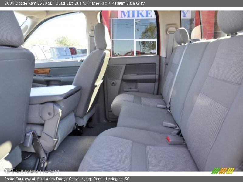 Flame Red / Medium Slate Gray 2006 Dodge Ram 3500 SLT Quad Cab Dually