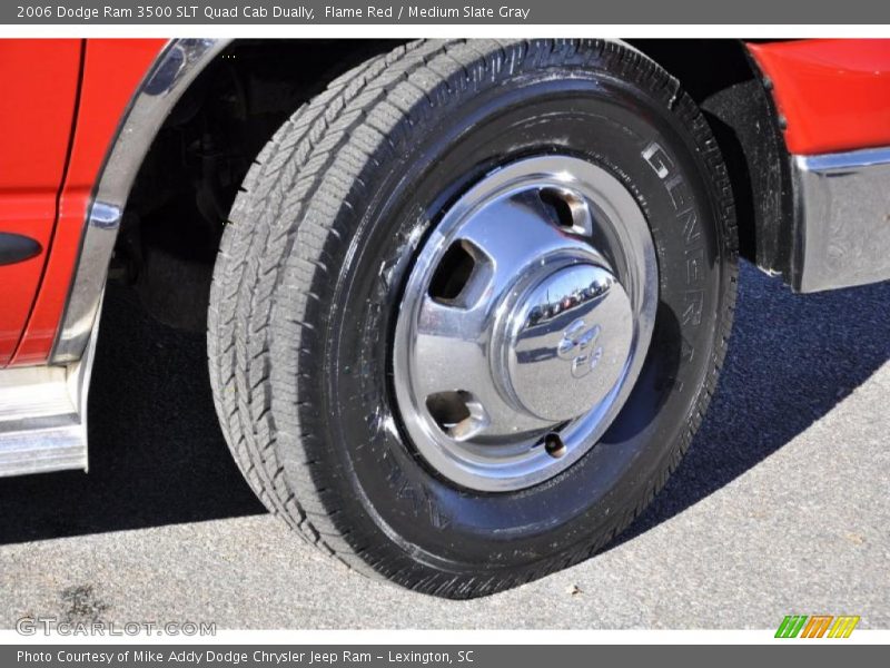 Flame Red / Medium Slate Gray 2006 Dodge Ram 3500 SLT Quad Cab Dually