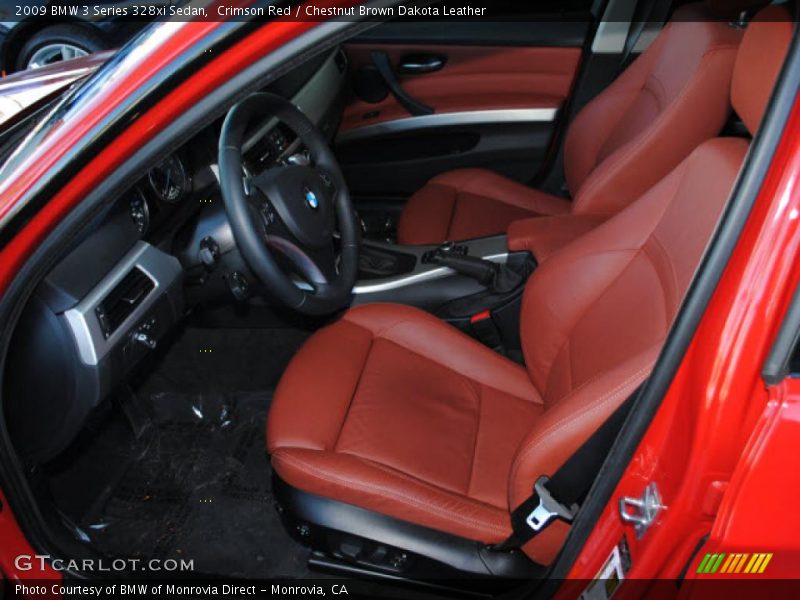  2009 3 Series 328xi Sedan Chestnut Brown Dakota Leather Interior