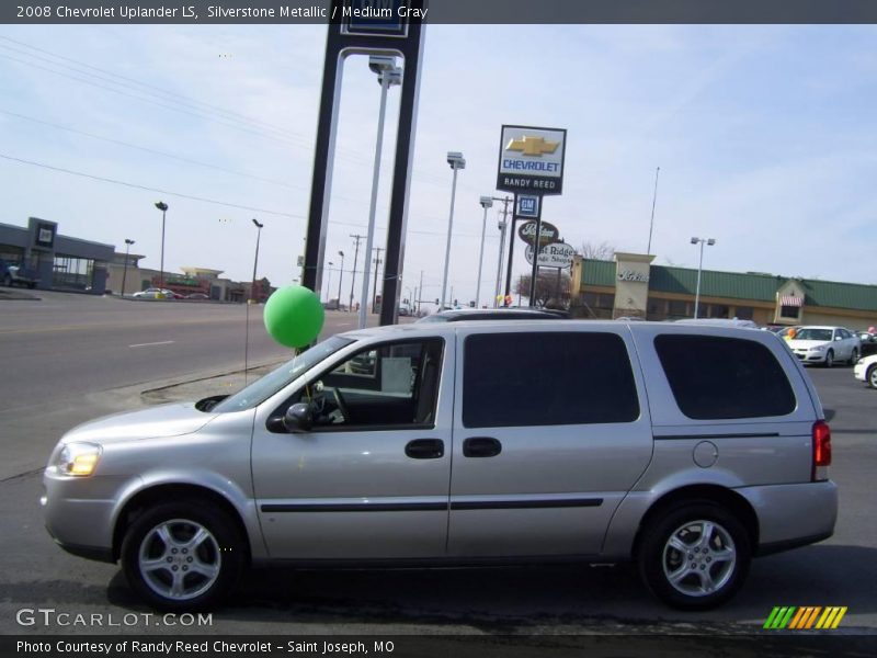 Silverstone Metallic / Medium Gray 2008 Chevrolet Uplander LS