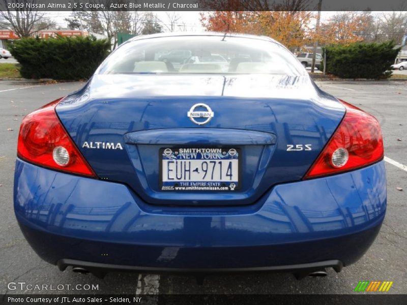 Azure Blue Metallic / Charcoal 2009 Nissan Altima 2.5 S Coupe