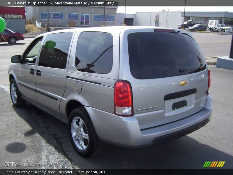 Silverstone Metallic / Medium Gray 2008 Chevrolet Uplander LS