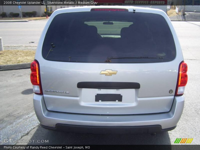 Silverstone Metallic / Medium Gray 2008 Chevrolet Uplander LS