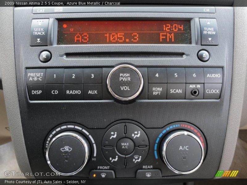 Azure Blue Metallic / Charcoal 2009 Nissan Altima 2.5 S Coupe