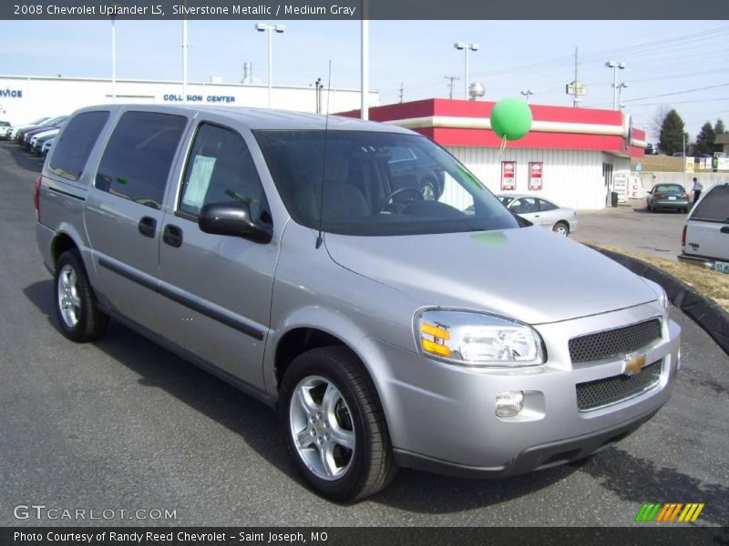 Silverstone Metallic / Medium Gray 2008 Chevrolet Uplander LS