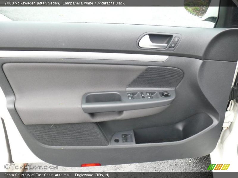 Campanella White / Anthracite Black 2008 Volkswagen Jetta S Sedan