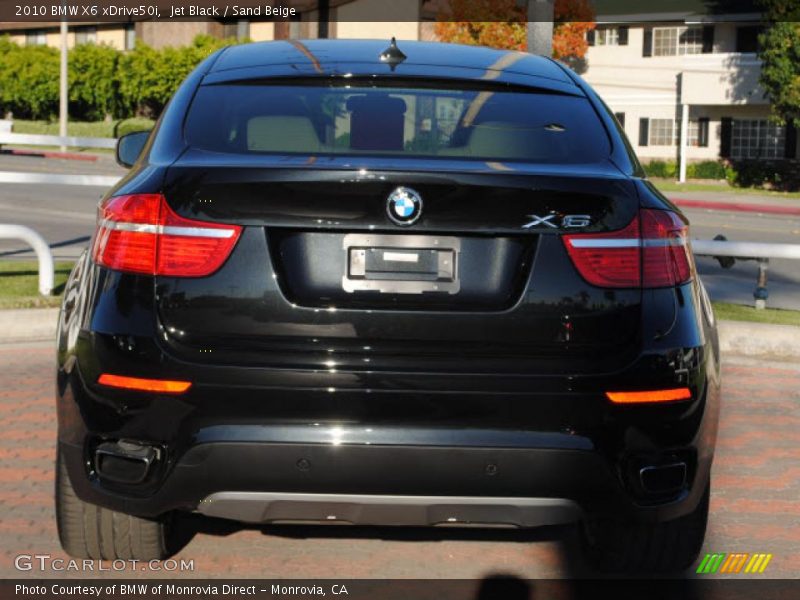 Jet Black / Sand Beige 2010 BMW X6 xDrive50i
