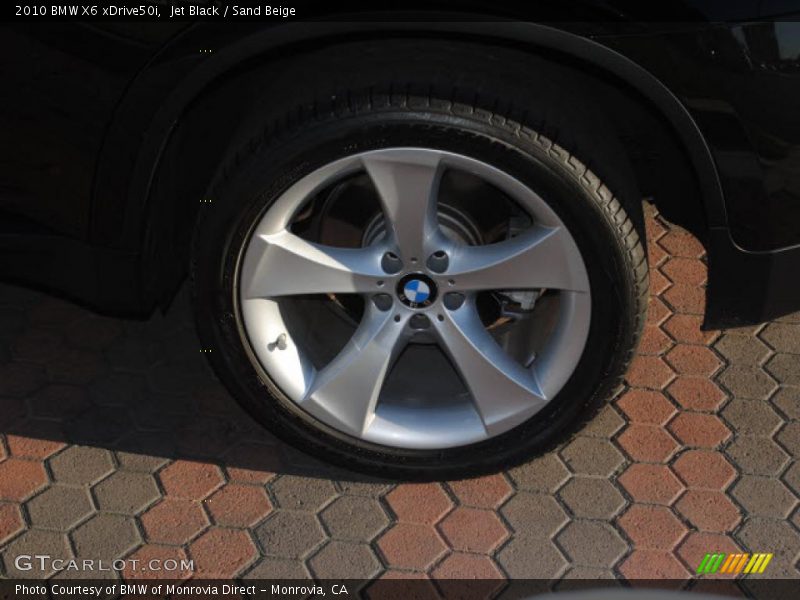 Jet Black / Sand Beige 2010 BMW X6 xDrive50i