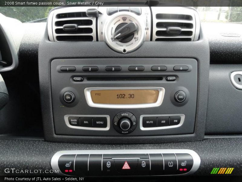 Silver Metallic / Grey 2008 Smart fortwo passion coupe