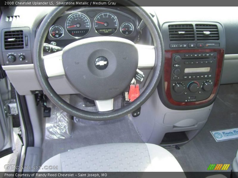 Silverstone Metallic / Medium Gray 2008 Chevrolet Uplander LS