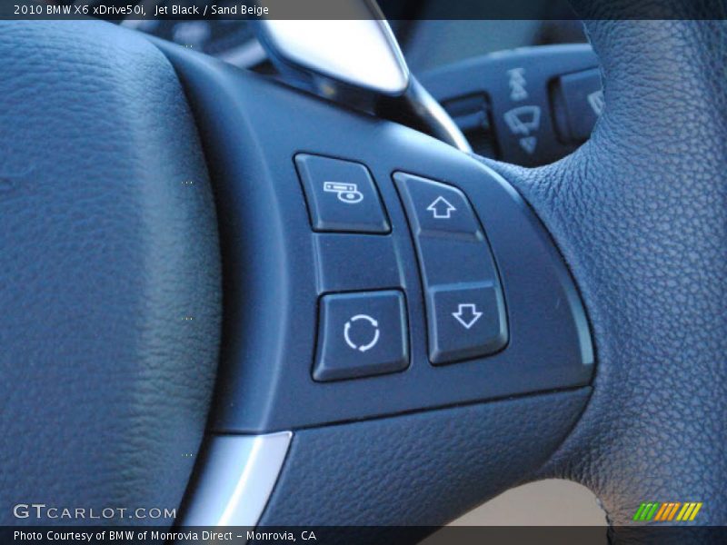 Jet Black / Sand Beige 2010 BMW X6 xDrive50i