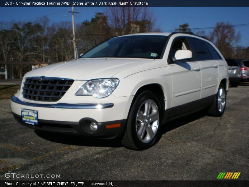 Stone White / Dark Khaki/Light Graystone 2007 Chrysler Pacifica Touring AWD