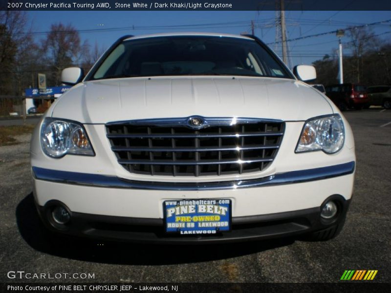Stone White / Dark Khaki/Light Graystone 2007 Chrysler Pacifica Touring AWD