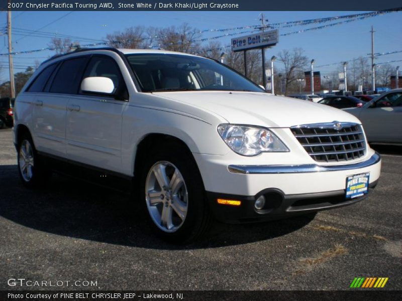 Stone White / Dark Khaki/Light Graystone 2007 Chrysler Pacifica Touring AWD