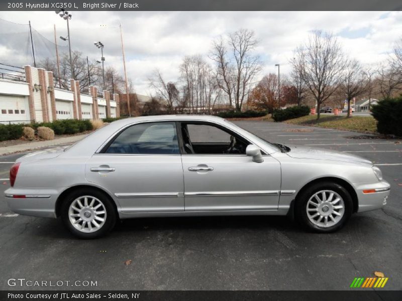 Bright Silver / Black 2005 Hyundai XG350 L