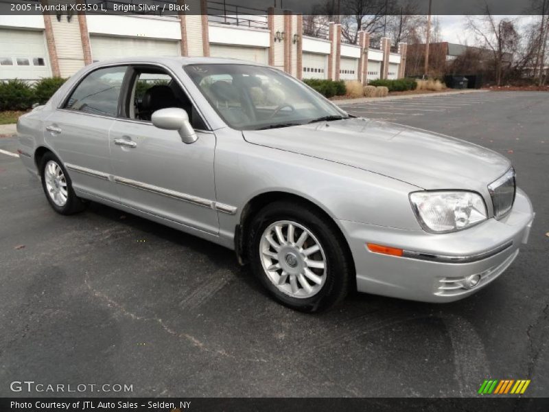 Bright Silver / Black 2005 Hyundai XG350 L