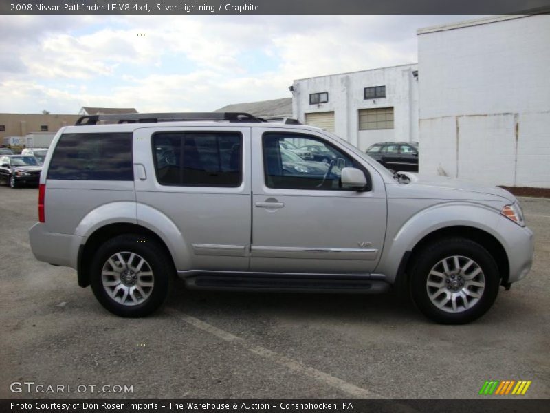 2008 Pathfinder LE V8 4x4 Silver Lightning