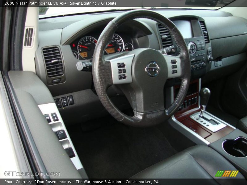  2008 Pathfinder LE V8 4x4 Graphite Interior