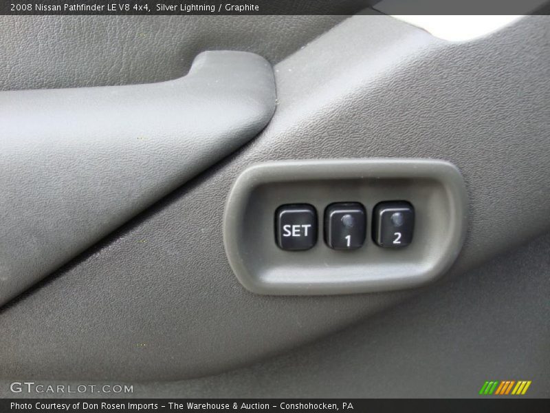 Silver Lightning / Graphite 2008 Nissan Pathfinder LE V8 4x4