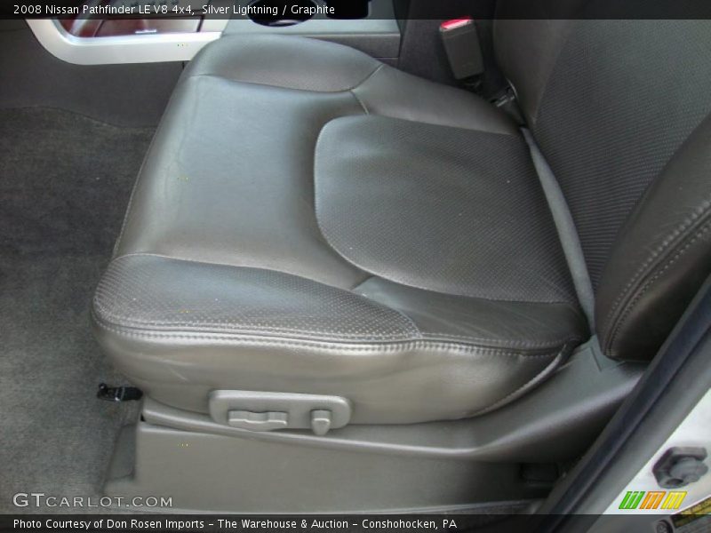 Silver Lightning / Graphite 2008 Nissan Pathfinder LE V8 4x4