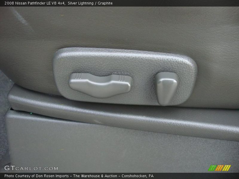 Silver Lightning / Graphite 2008 Nissan Pathfinder LE V8 4x4