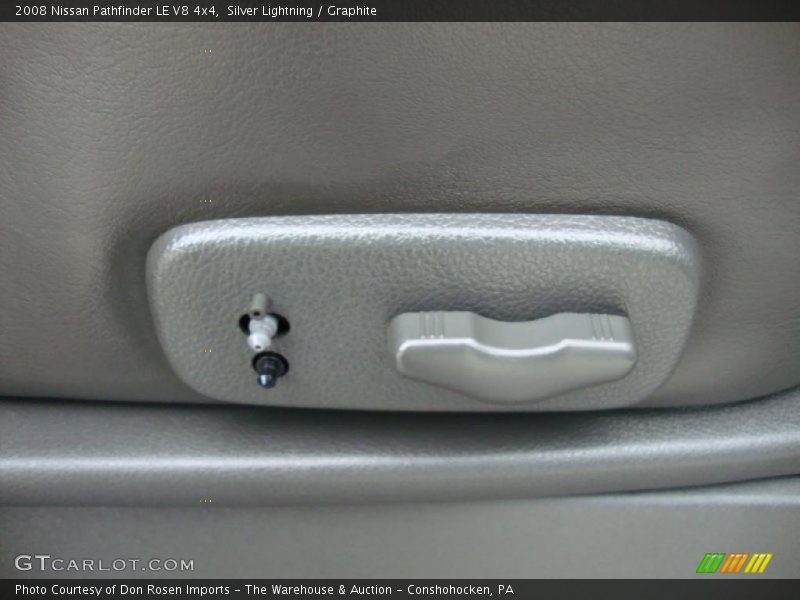 Silver Lightning / Graphite 2008 Nissan Pathfinder LE V8 4x4