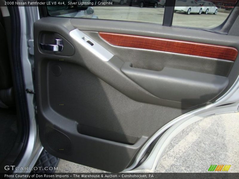 Silver Lightning / Graphite 2008 Nissan Pathfinder LE V8 4x4