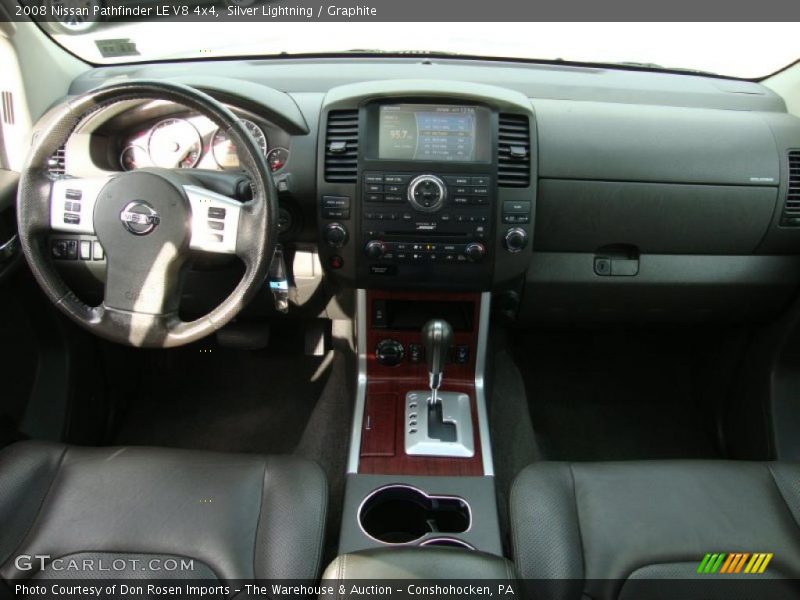 Dashboard of 2008 Pathfinder LE V8 4x4