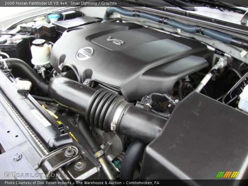  2008 Pathfinder LE V8 4x4 Engine - 5.6 Liter DOHC 32-Valve VVT V8