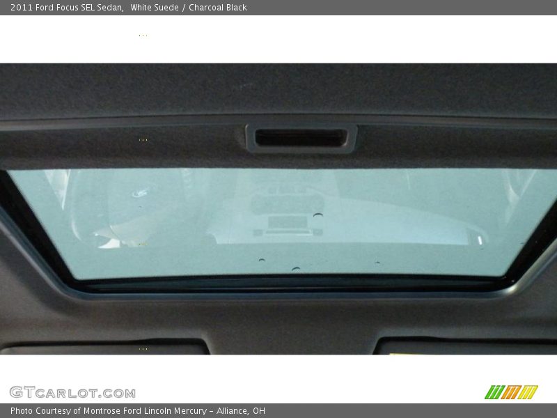 White Suede / Charcoal Black 2011 Ford Focus SEL Sedan