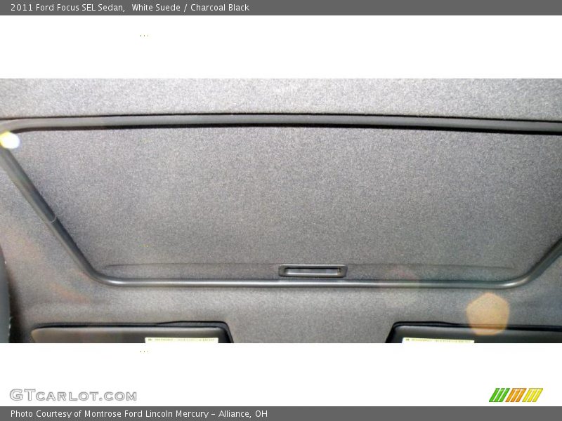 White Suede / Charcoal Black 2011 Ford Focus SEL Sedan