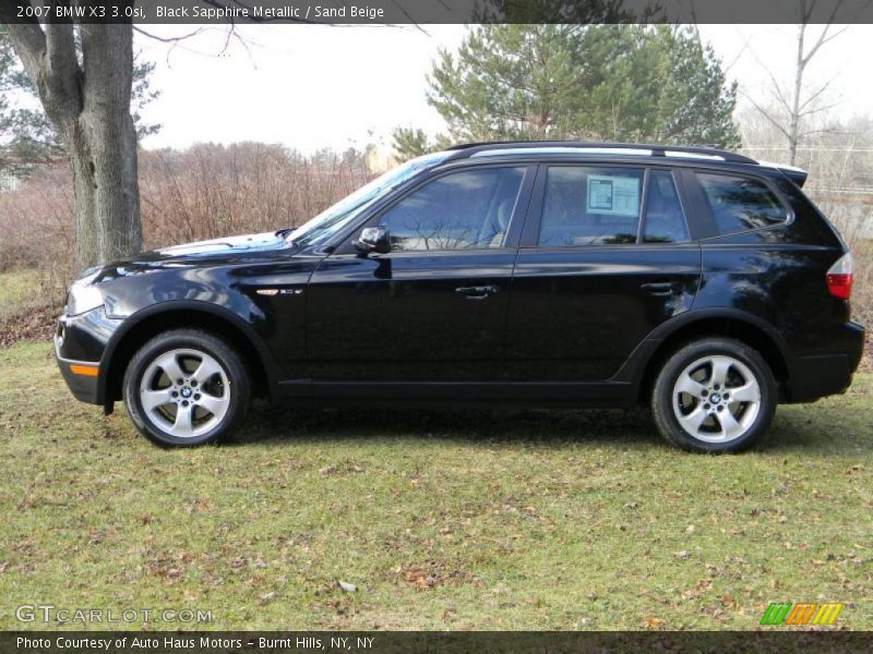  2007 X3 3.0si Black Sapphire Metallic