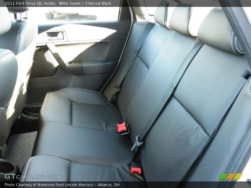White Suede / Charcoal Black 2011 Ford Focus SEL Sedan