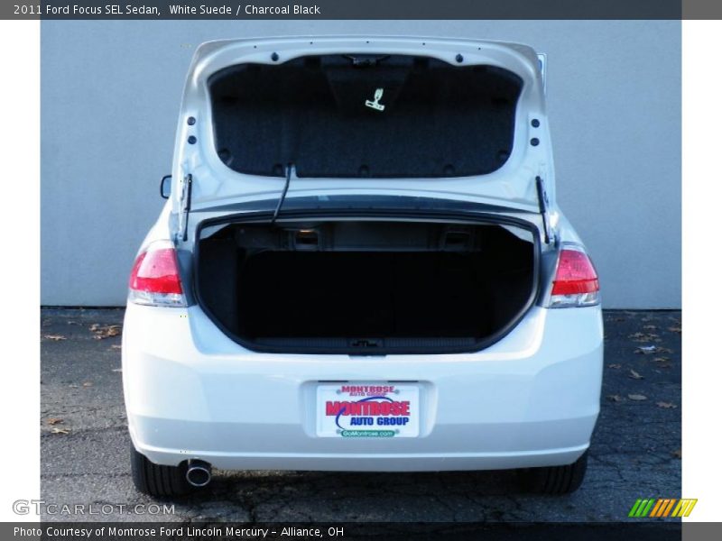 White Suede / Charcoal Black 2011 Ford Focus SEL Sedan