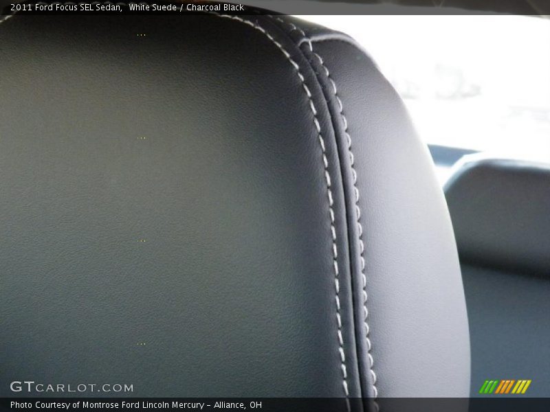 White Suede / Charcoal Black 2011 Ford Focus SEL Sedan