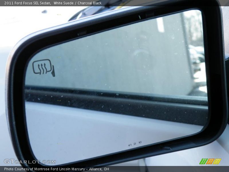 White Suede / Charcoal Black 2011 Ford Focus SEL Sedan