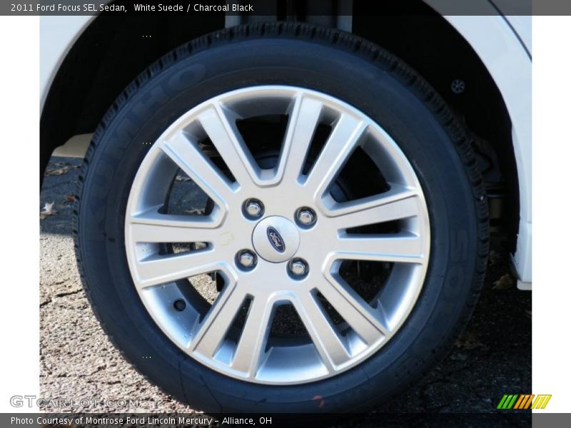 White Suede / Charcoal Black 2011 Ford Focus SEL Sedan
