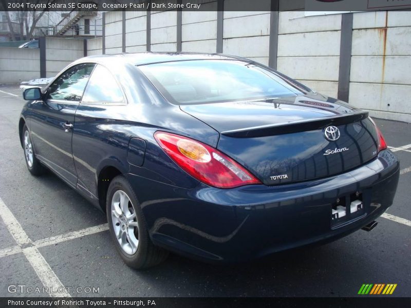Oceanus Pearl / Dark Stone Gray 2004 Toyota Solara SE Coupe