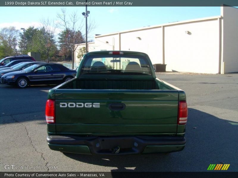 Emerald Green Pearl / Mist Gray 1999 Dodge Dakota SLT Extended Cab