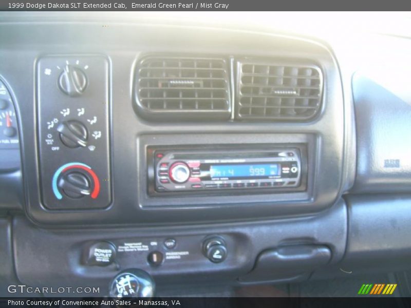 Emerald Green Pearl / Mist Gray 1999 Dodge Dakota SLT Extended Cab