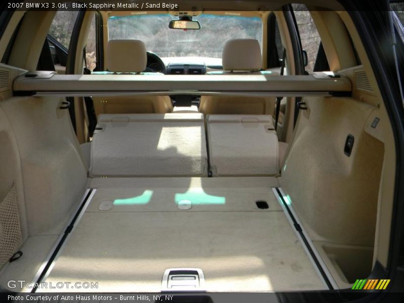  2007 X3 3.0si Trunk