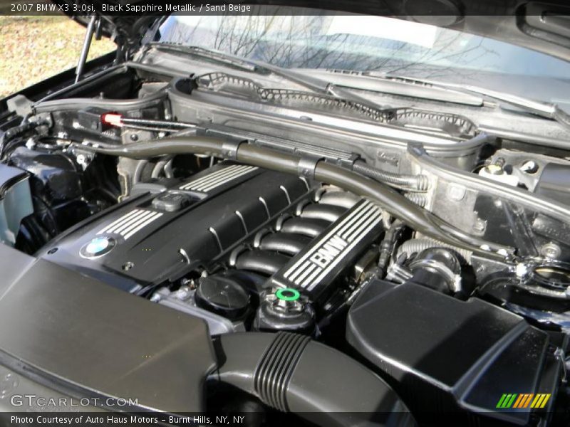  2007 X3 3.0si Engine - 3.0 Liter DOHC 24-Valve Inline 6 Cylinder