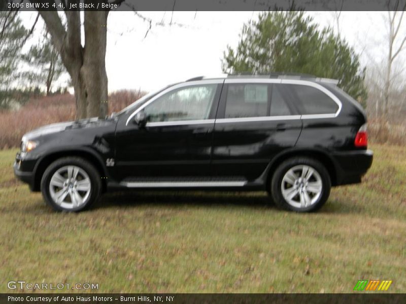 Jet Black / Beige 2006 BMW X5 4.4i