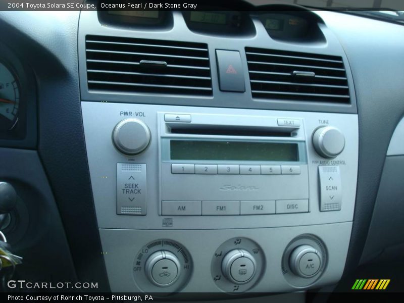 Oceanus Pearl / Dark Stone Gray 2004 Toyota Solara SE Coupe