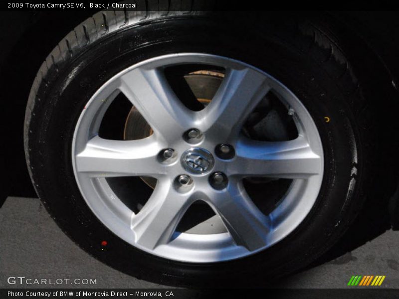 Black / Charcoal 2009 Toyota Camry SE V6
