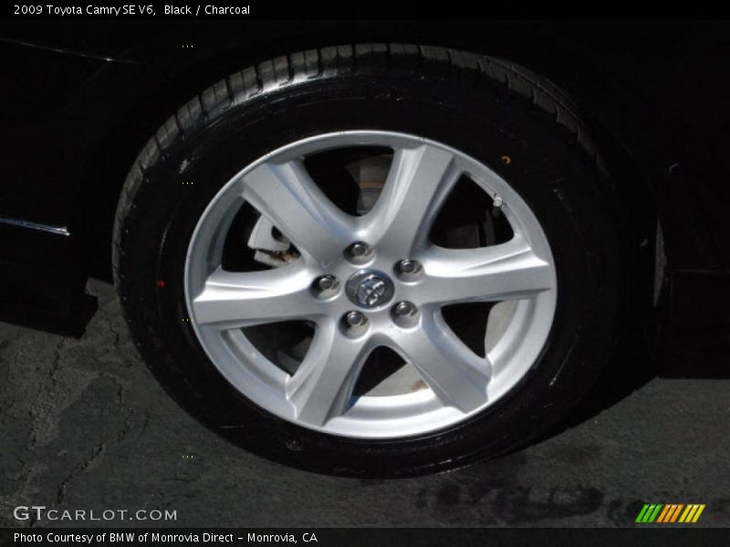 Black / Charcoal 2009 Toyota Camry SE V6