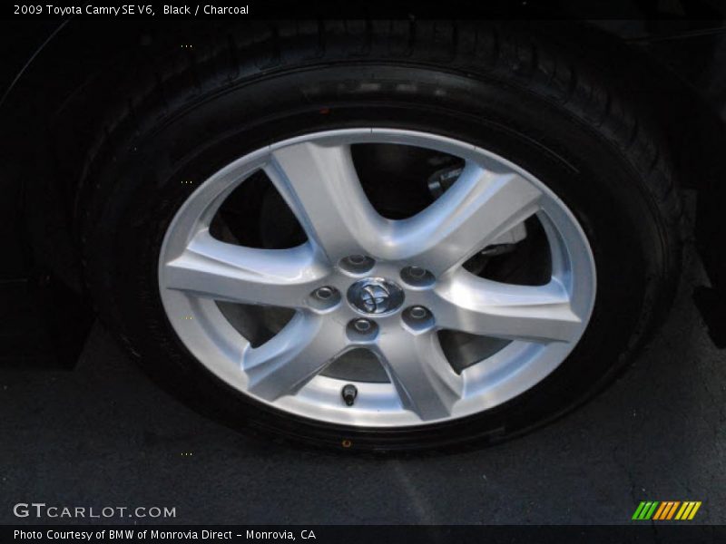 Black / Charcoal 2009 Toyota Camry SE V6