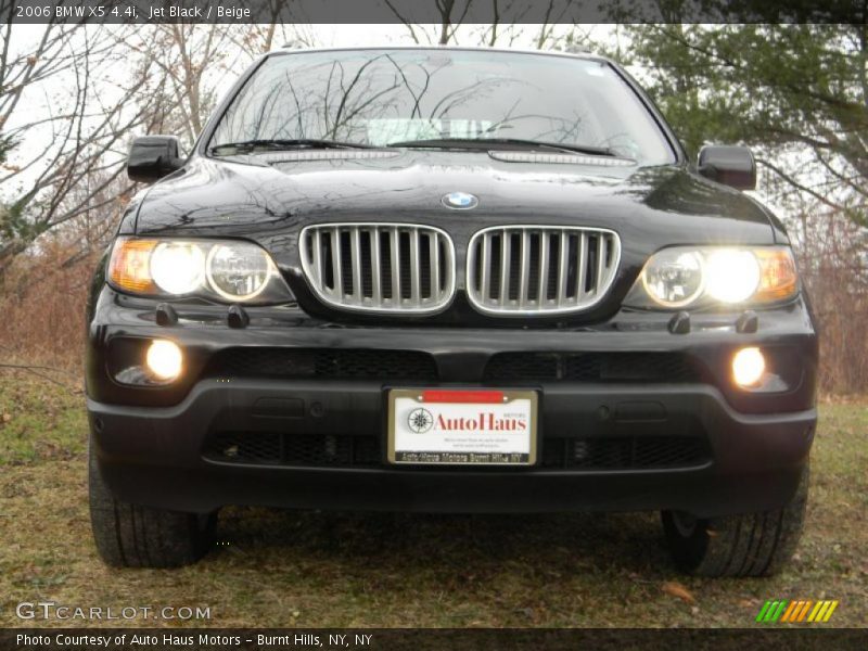 Jet Black / Beige 2006 BMW X5 4.4i