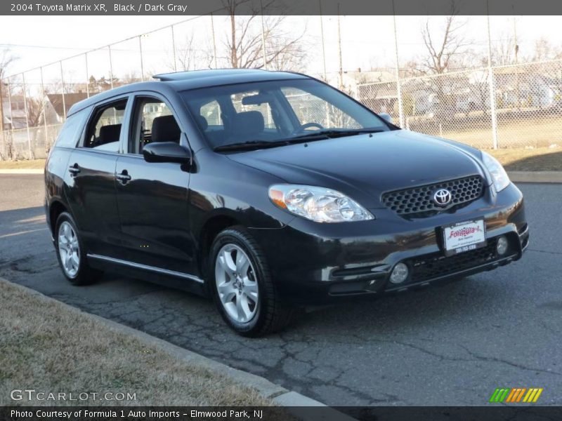 Black / Dark Gray 2004 Toyota Matrix XR