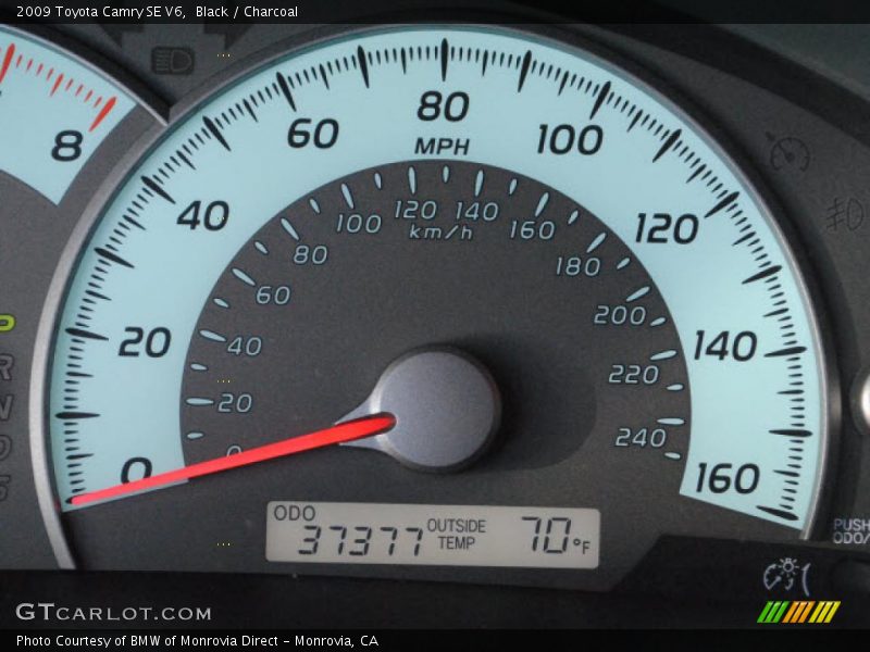 Black / Charcoal 2009 Toyota Camry SE V6